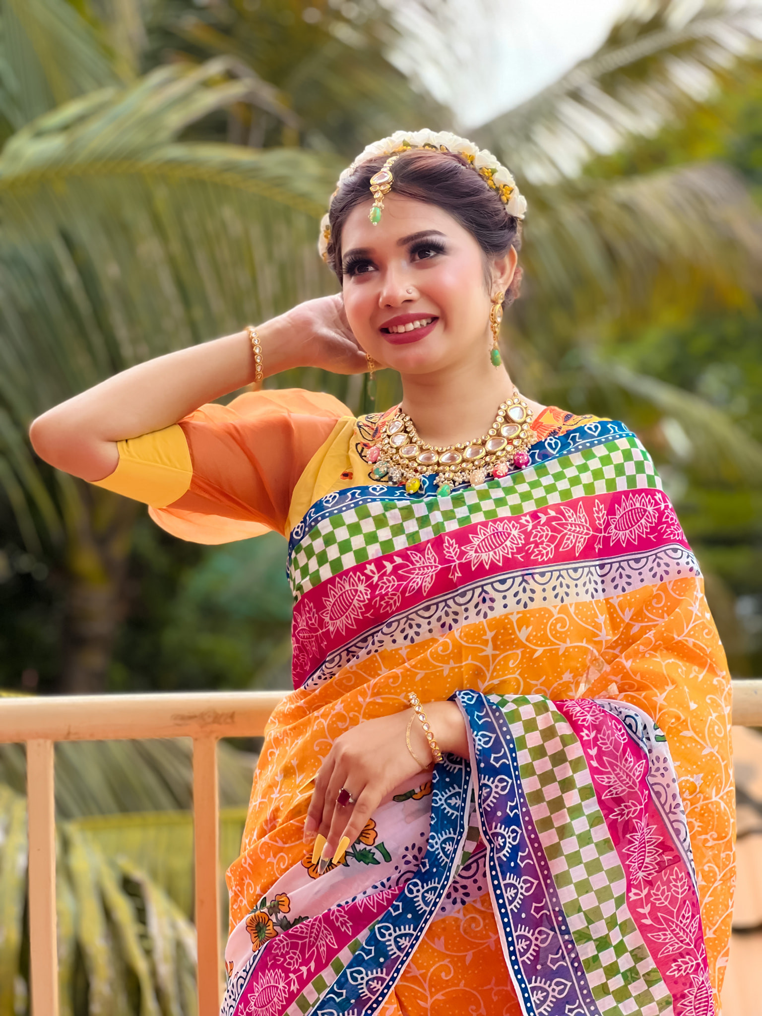 Exclusive half silk Cotton Sharee  0011