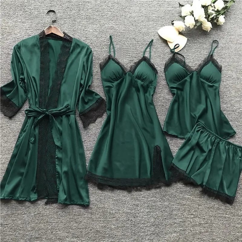 Breathable Night Dress 4 Part