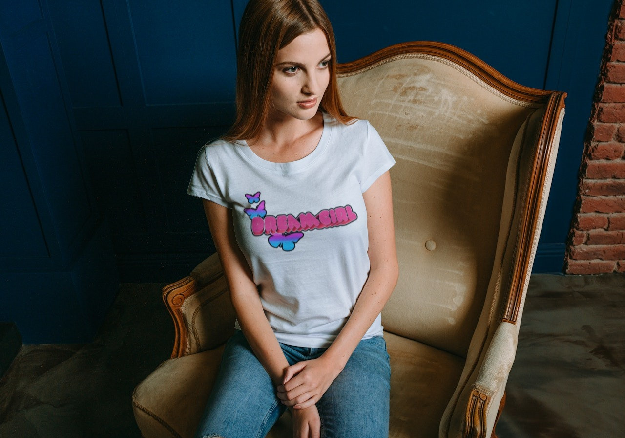 Woman Round Neck T-Shirt Code-0013