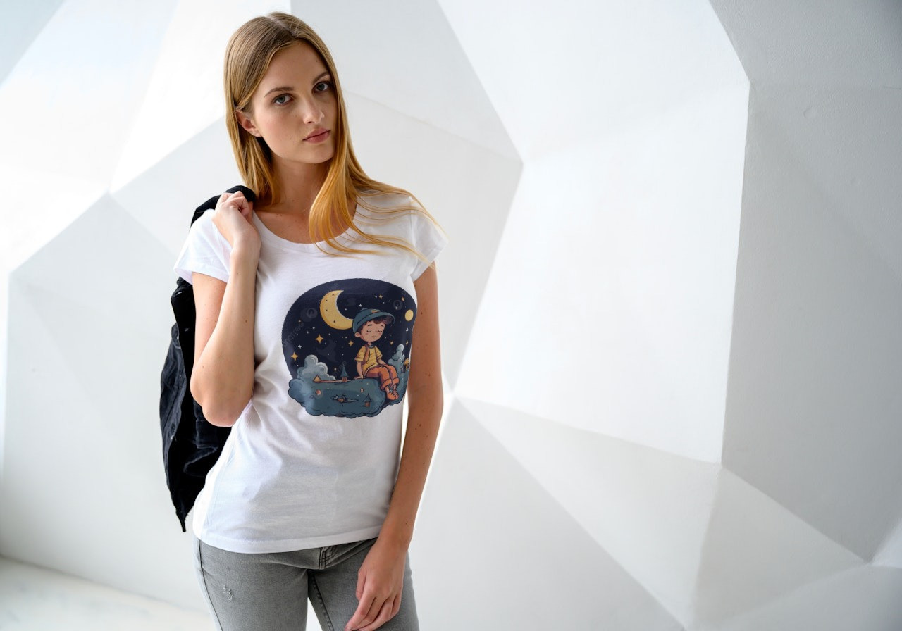 Woman Round Neck T-Shirt